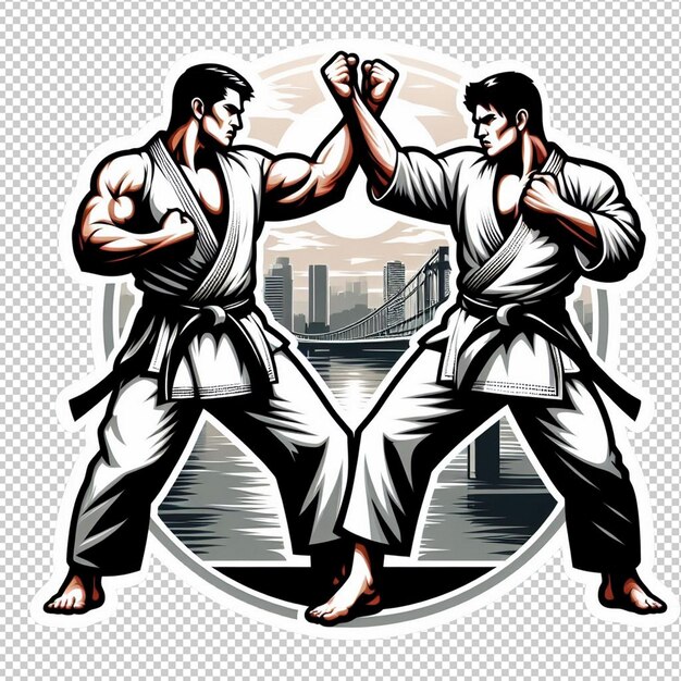 PSD martial art sticker