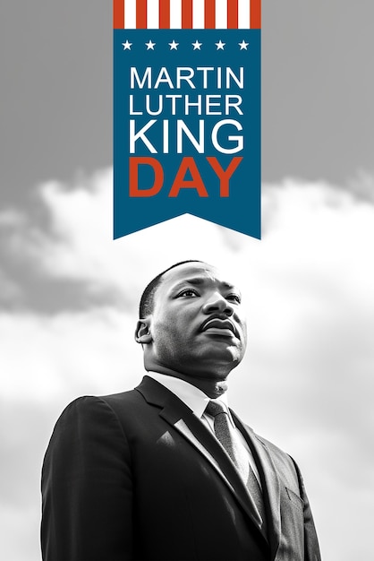 PSD post per la giornata di martin luther king