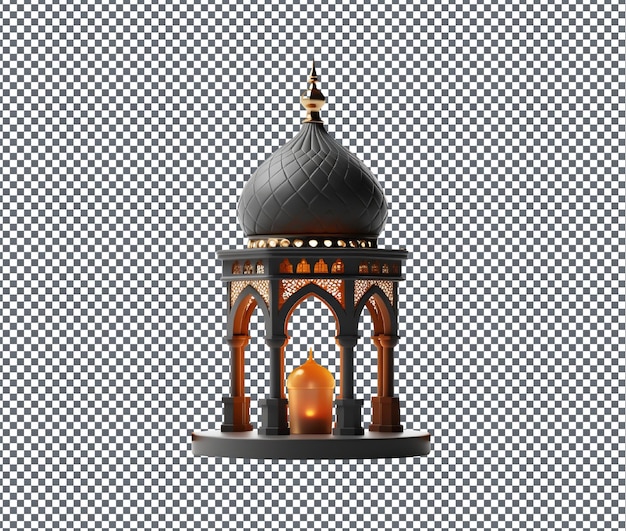 Marvelous ramadan kareem lantern isolated on transparent backgroun