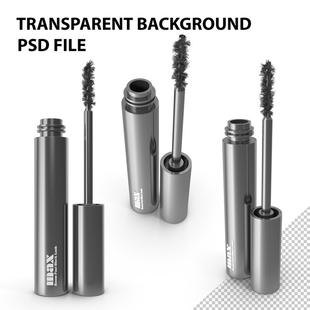 PSD mascara bottle png