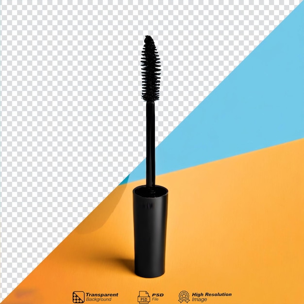 PSD mascara brush mark isolated on transparent background