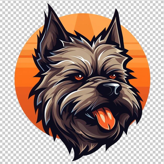 PSD logo della mascotte