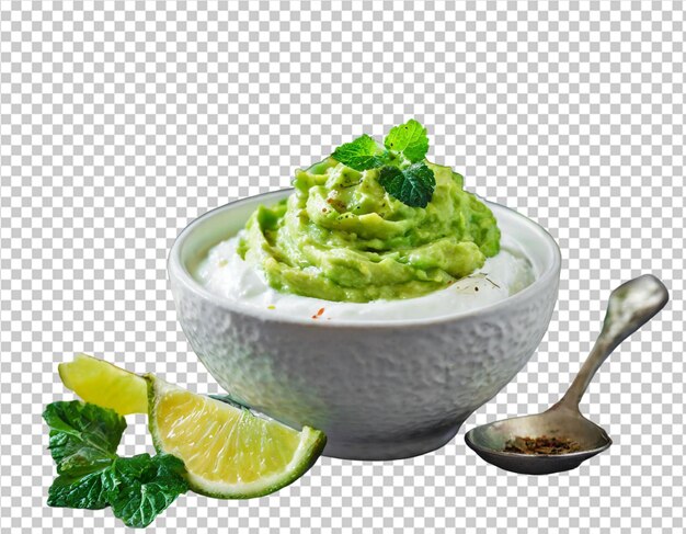 Mash avocado with greek yogurt