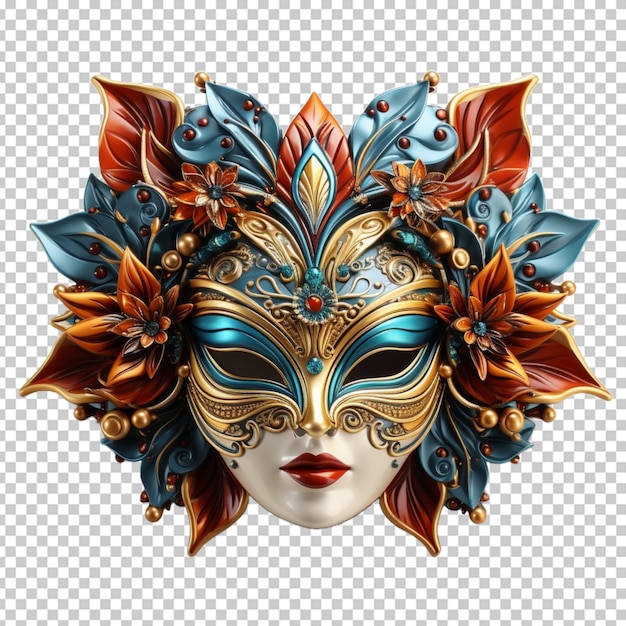 PSD mask mardi gras 3d rendered png psd