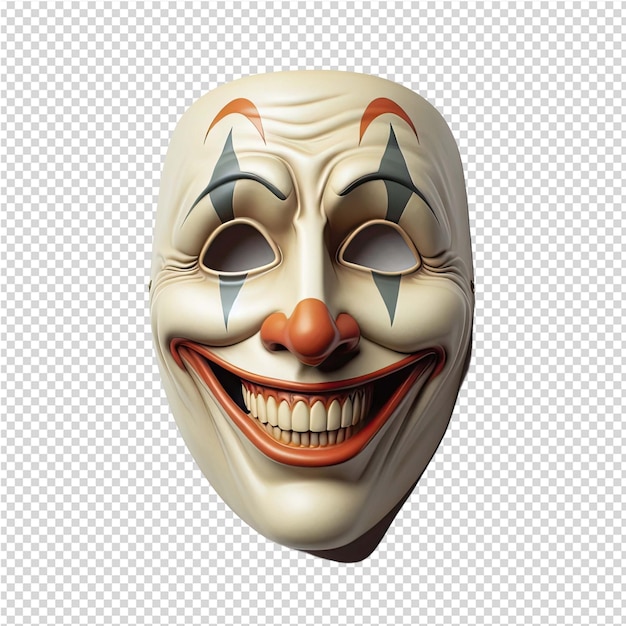 PSD a mask with a face that says mask on it