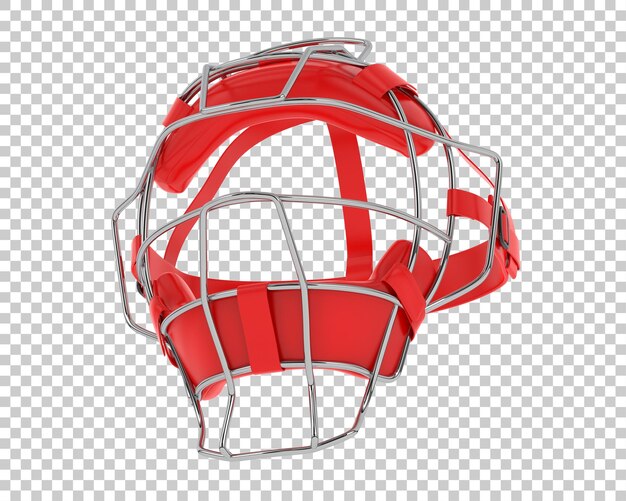 Maska Baseballowa Odizolowana Na Przezroczystym Tle Ilustracja Renderowania 3d