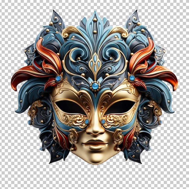 PSD maska mardi gras png psd