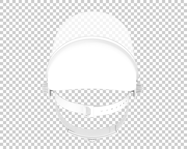 PSD maska na twarz na przezroczystym tle ilustracja renderowania 3d
