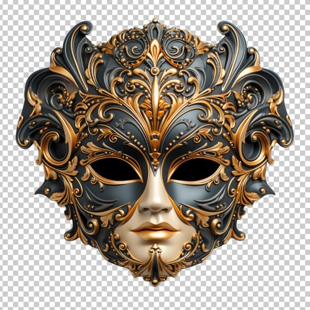 PSD masker mardi gras 3d gerenderd png psd