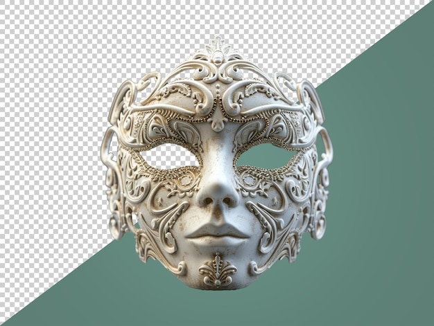 PSD masquerade mask with transparent background