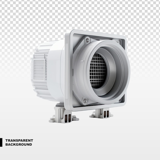 PSD mass air flow sensor on transparent background