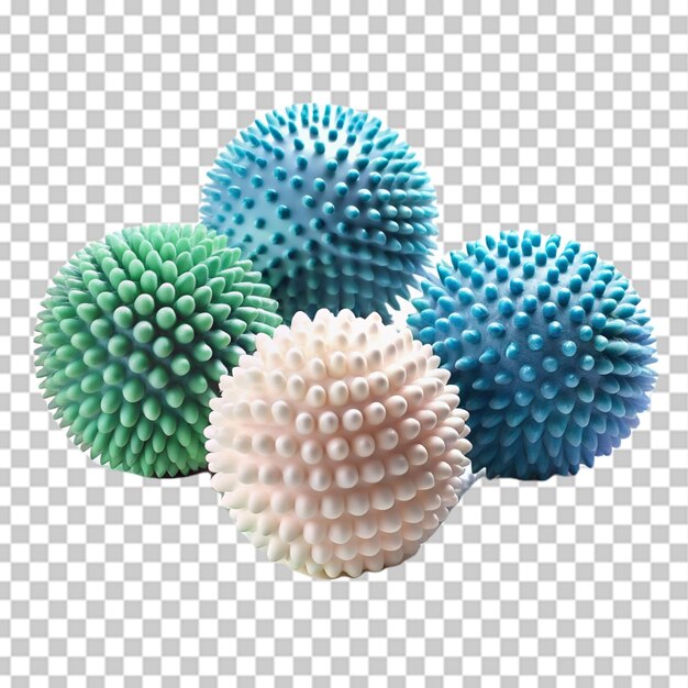 PSD massage ball on transparent background