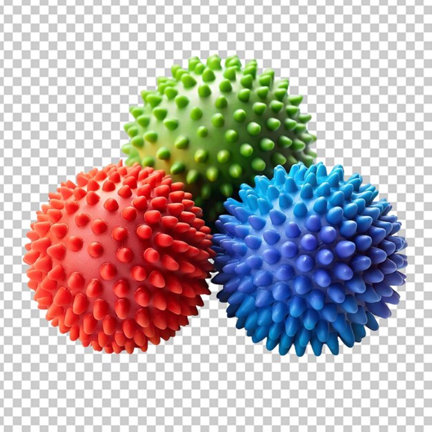 Massage balls transparent background