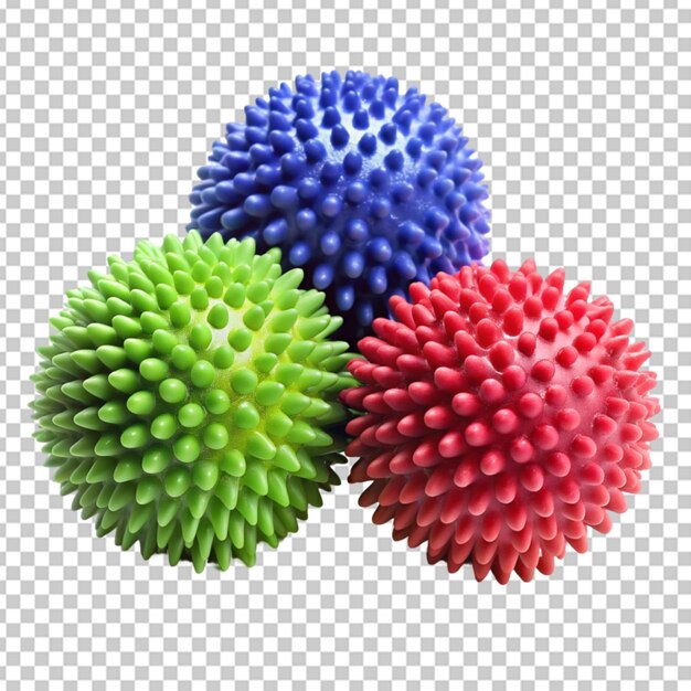 Massage balls transparent background