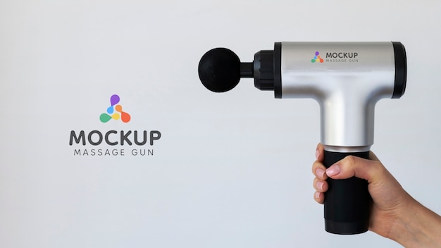 PSD massage gun mockup