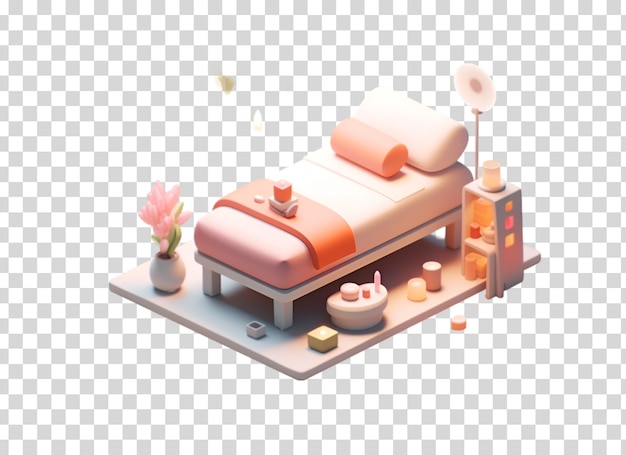 Massage on isolated on transparent png background