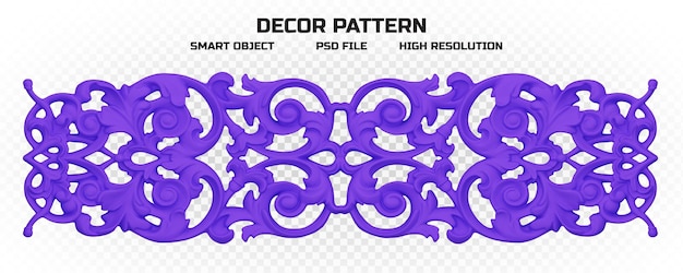 Mat indigo decorpatroon van hoge kwaliteit voor decoratie