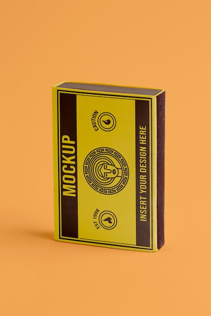 PSD match box mockup design