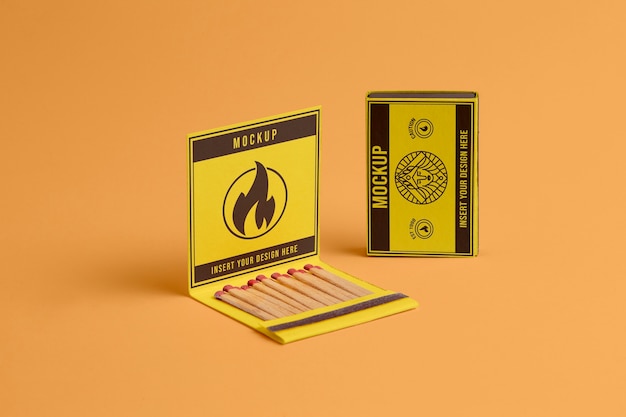 Match box mockup ontwerp