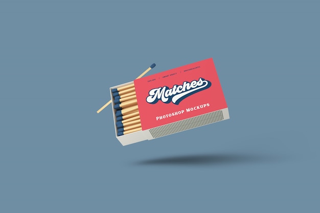 PSD matches box mockup