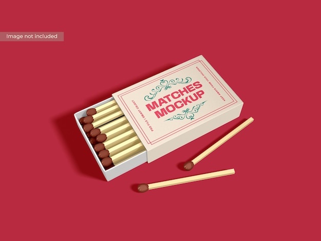 PSD matches box mockup