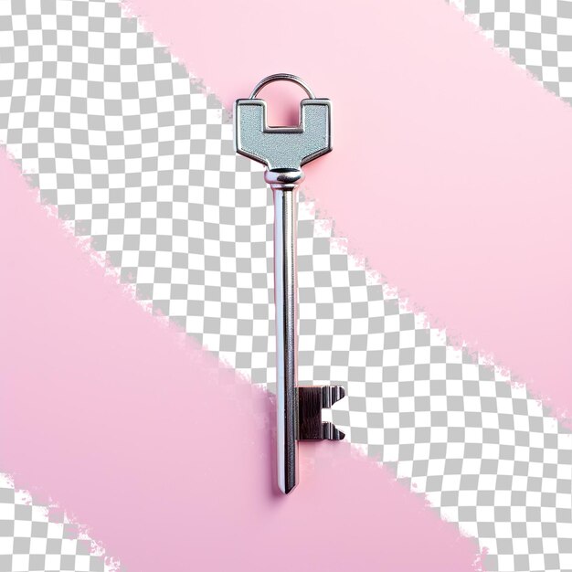 Material key on a transparent background