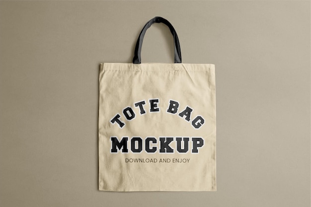 PSD material shopping bag mockup