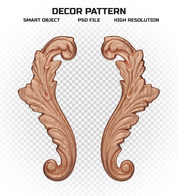 Matte copper decor pattern in high quality for decoration