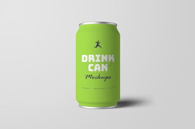 Bevanda opaca può mockup