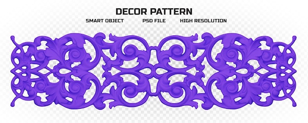 PSD matte indigo decor pattern in high quality for decoration