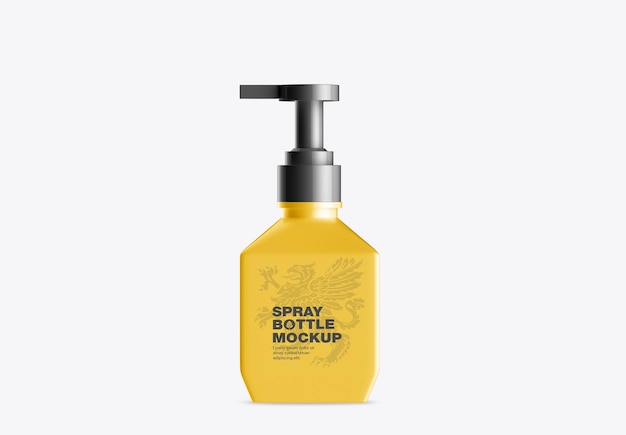 Matte Soap Bottle Mockup



