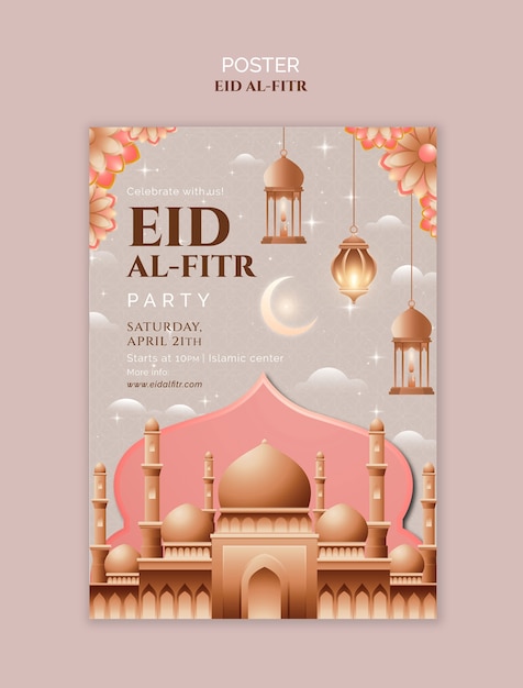 Mẫu thiệp chúc mừng lễ Eid al-Fitr