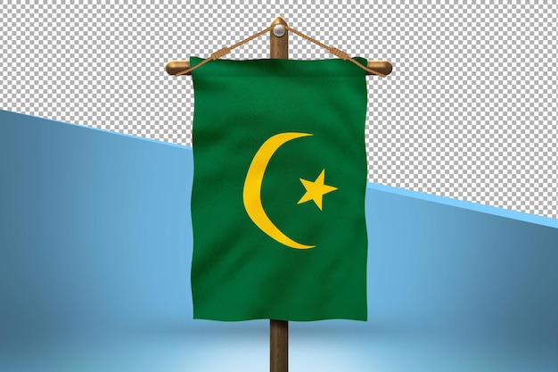 Mauretania Powiesić Flaga Wzór Tła