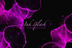 PSD mauve ink splash background