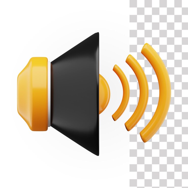 PSD max volume 3d icon
