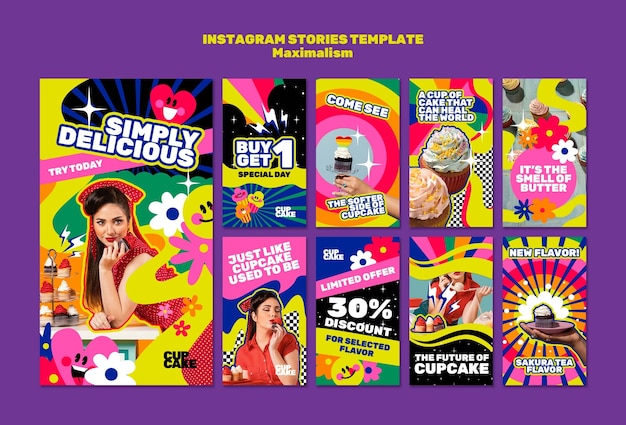 Maximalisme sjabloonontwerp