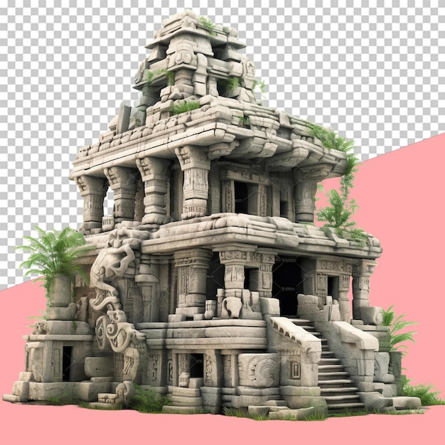 PSD mayan ruins isolated object transparent background