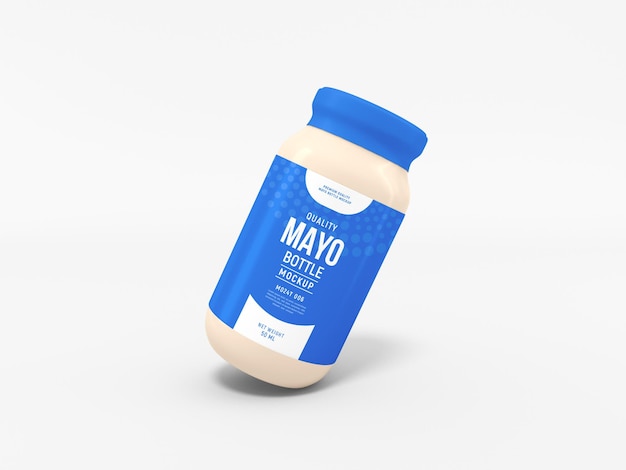 Mayonaise Pot Verpakking Mockup