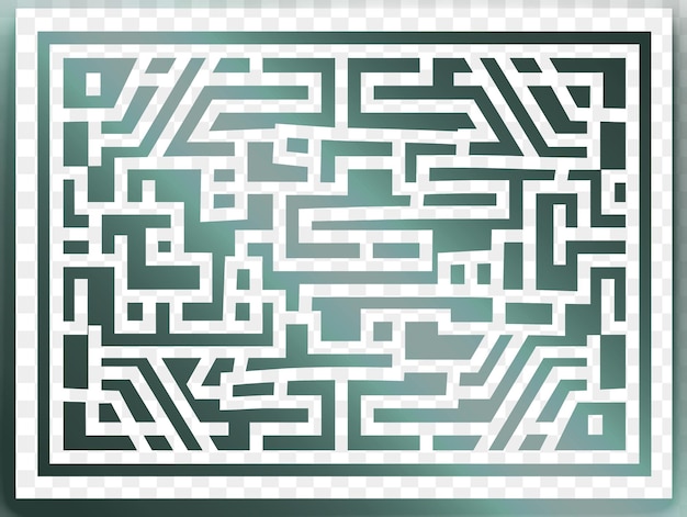 PSD a maze with a white square on it