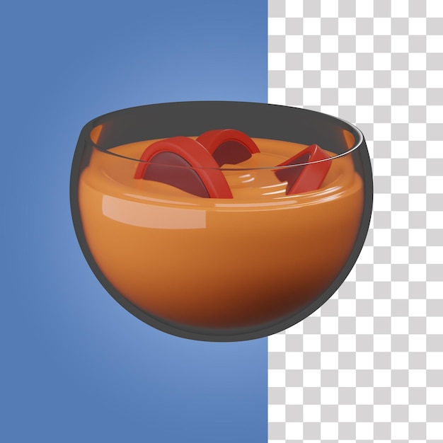 PSD meat curry 3d icon