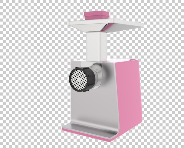 Meat grinder isolated on background 3d rendering illustration