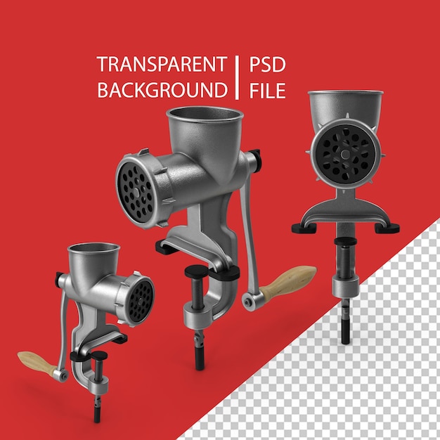 PSD meat grinder png