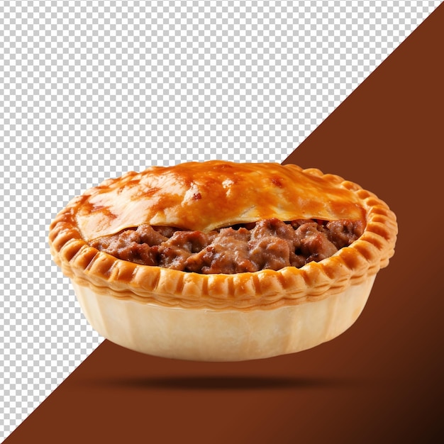 PSD meat pie na przezroczystym tle png obraz