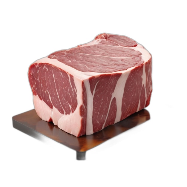 Meat psd on a white background