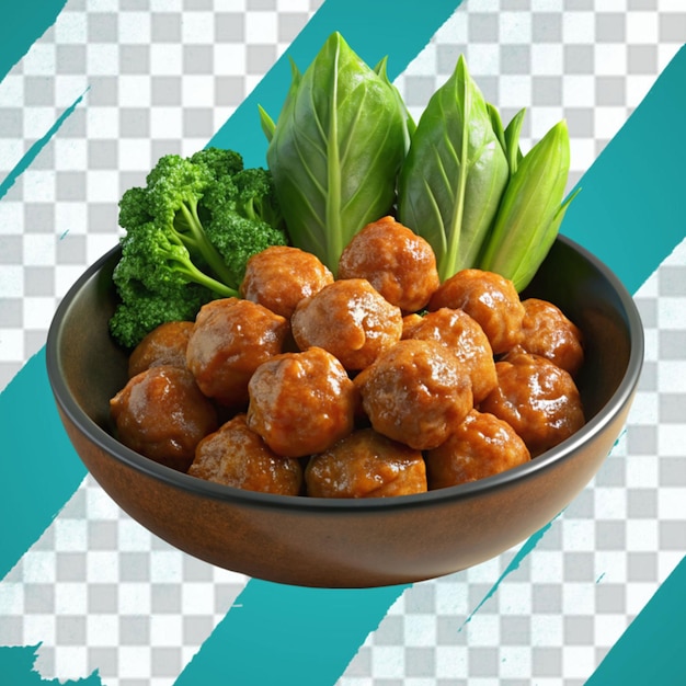 Meatballs in a bowl