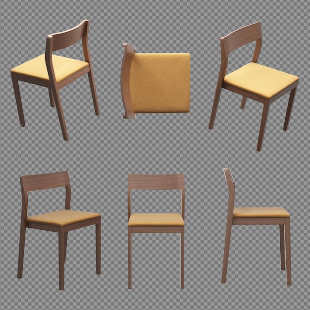 Meble i akcesoria do renderowania 3D