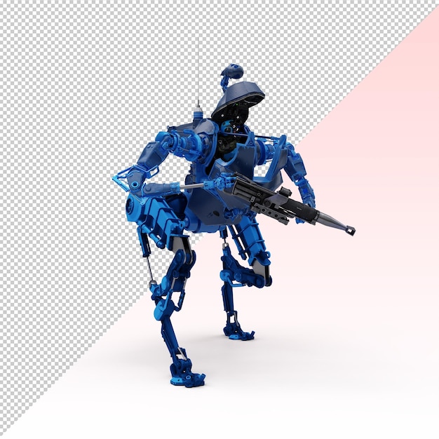 PSD mech robot with operator