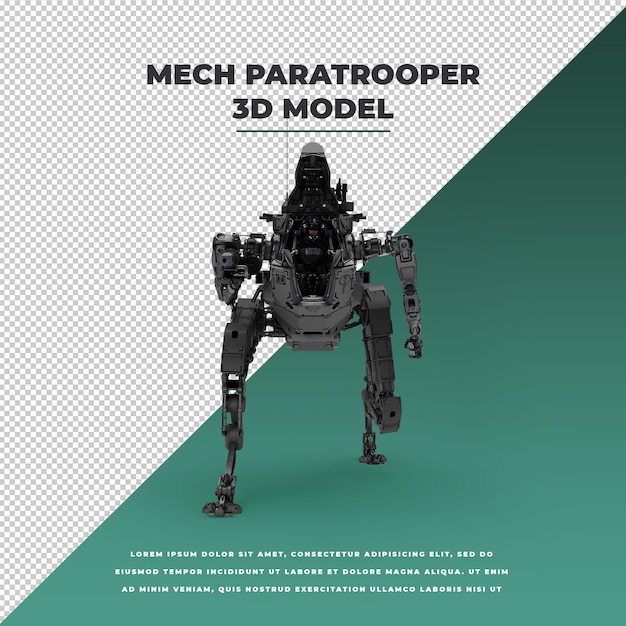 PSD mech spadochroniarz model 3d