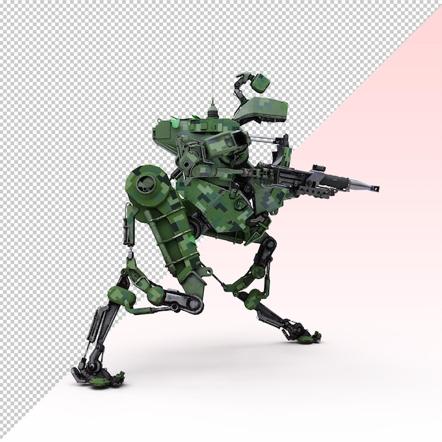 PSD mech tropical robot with operator