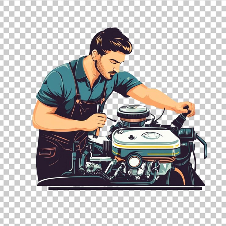 PSD mechanic man